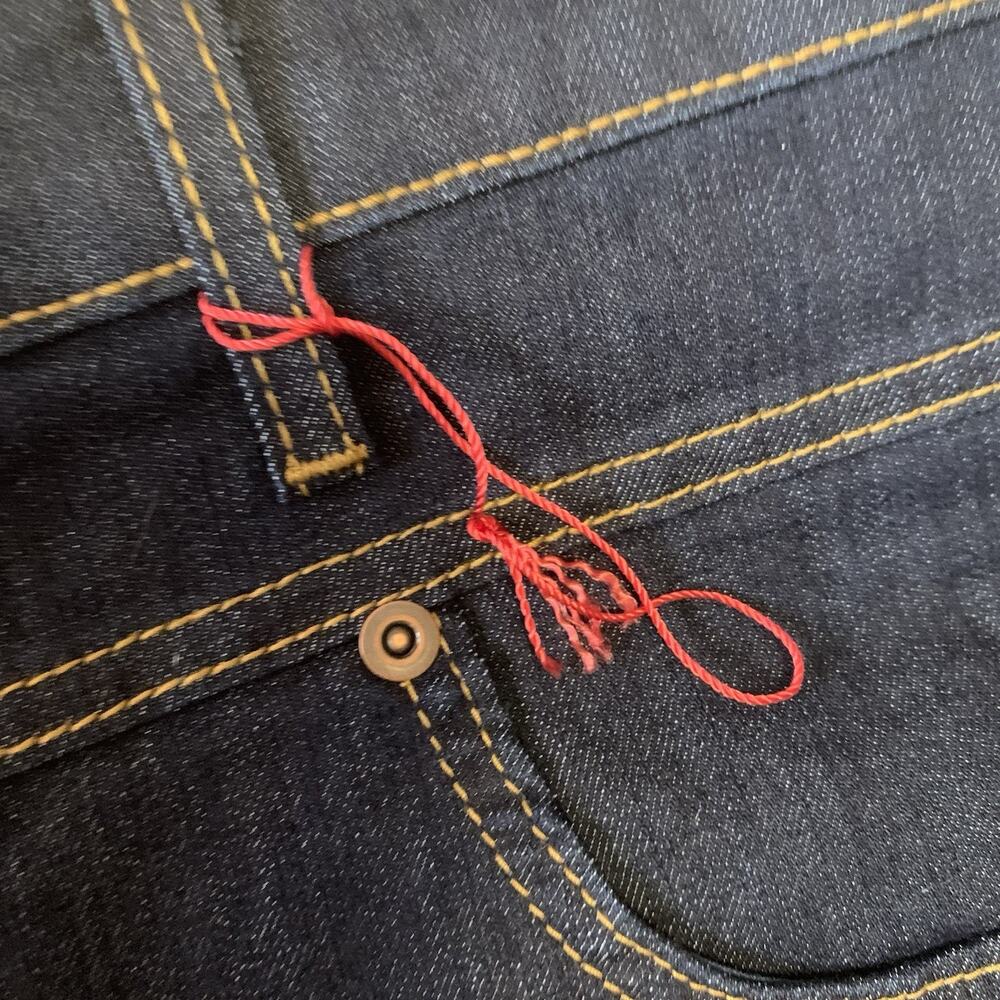 Judy Blue Denim Shorts Womens Sz 1XL Dark Wash High Rise Button Fly Made In USA - Picture 5 of 6